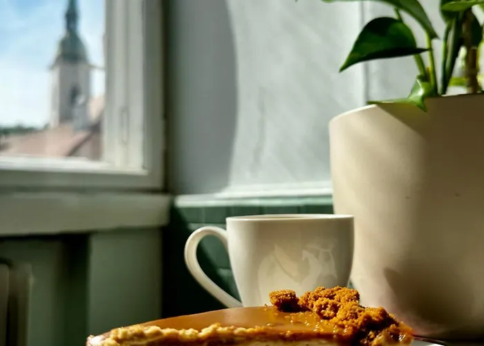 Extralarge Queen In The Heart Of With Balcony Couette-café Bratislava